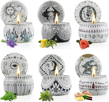 Tarot Duftkerzen Geschenkset 6er Lavendel Sojawachs Aromatherapie