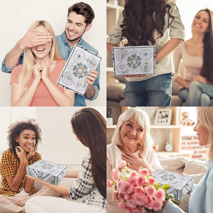 Tarot Duftkerzen Geschenkset 6er Lavendel Kerze Aromatherapie 30h 160g