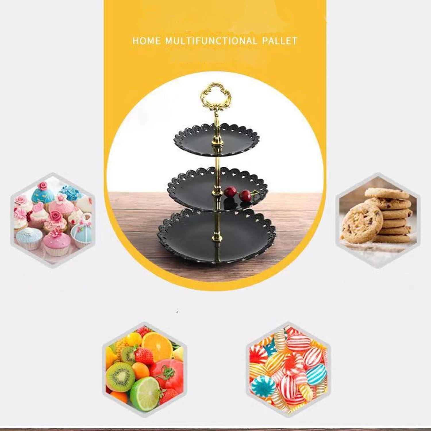 Dessertständer 3 Ebenen für Hochzeit Geburtstag Teeparty