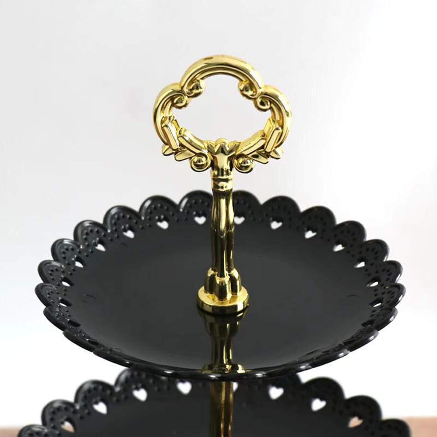 Dessertständer Kunststoff 3 Ebenen Cupcake Süßigkeiten Hochzeit