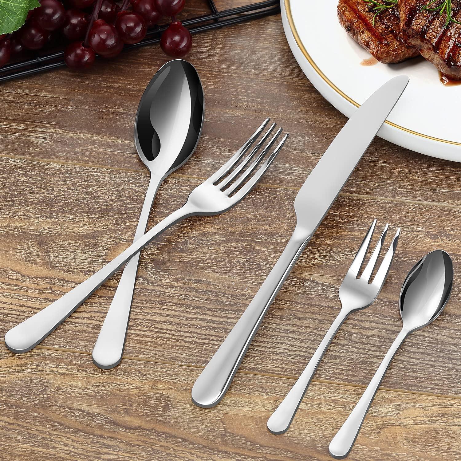 Besteck Set 30-teilig Edelstahl Spiegelpoliert Spülmaschinenfest