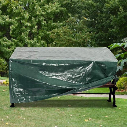 Wasserdichte Gartenbankabdeckung Grün 134x66x63/89cm 2-Sitzer Patio