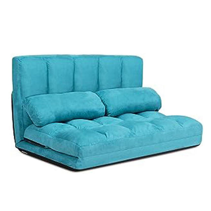 2-Sitzer Bodensofa mit Schlaffunktion & 6-stufiger Verstellung