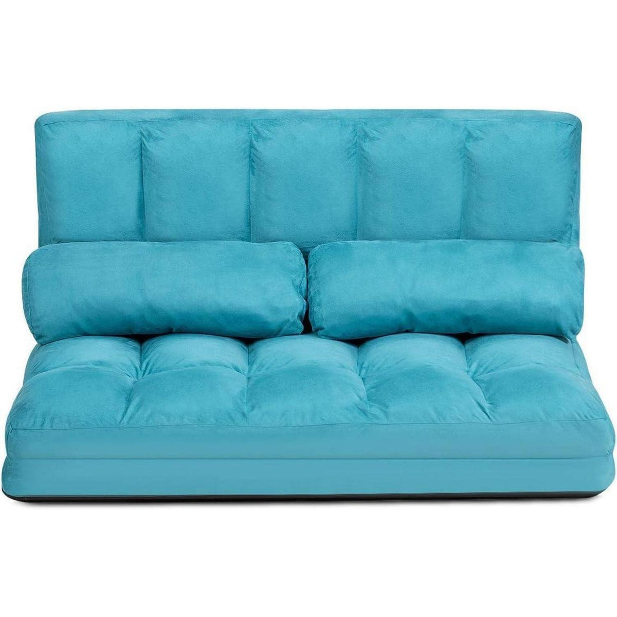 2-Sitzer Bodensofa mit Schlaffunktion & 6-stufiger Verstellung