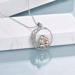 Schwester-Halskette Silber Anhänger Geburtstagsgeschenke Keltisch