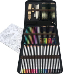 72-teiliges Profi Art Set Skizzierstifte Zeichenset für