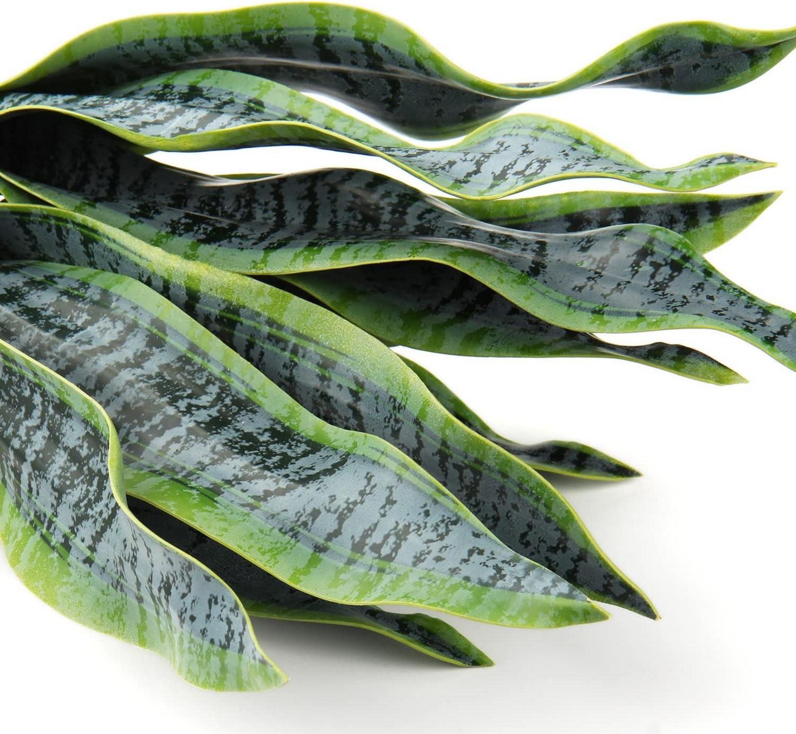 Künstliche Sansevieria Zimmerpflanze in Weißem Keramiktopf 40.6cm