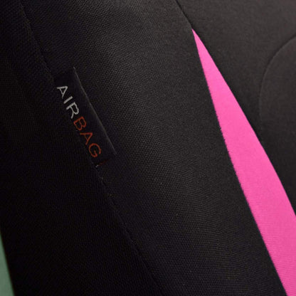 Auto Sitzbezüge Universal Set Rosa Schwarz 5-teilig