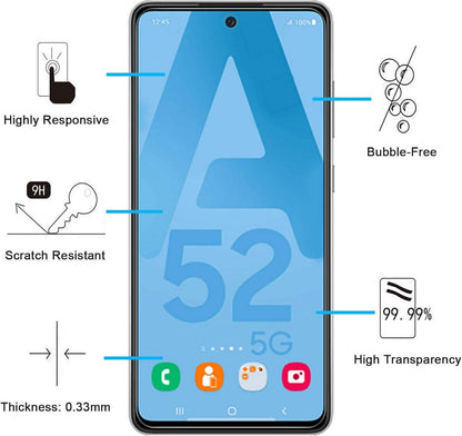 Panzer Schutz Glas Samsung Galaxy A52 A52 5G A52S 5G 9H