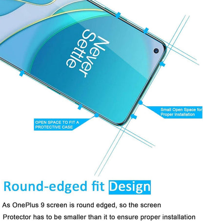 Panzer Schutzglas Displayschutzfolie 3er Set für OnePlus 9