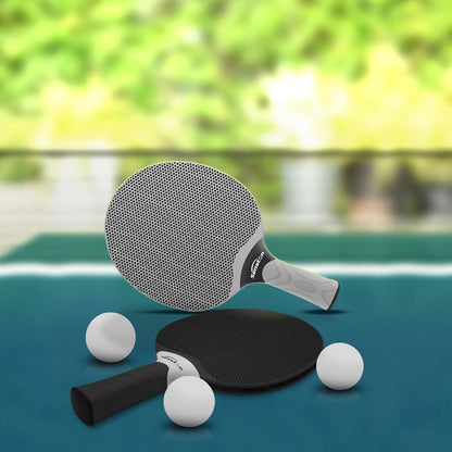 Tischtennisschläger Set mit 4 Schlägern, 6 Bällen & Taschen