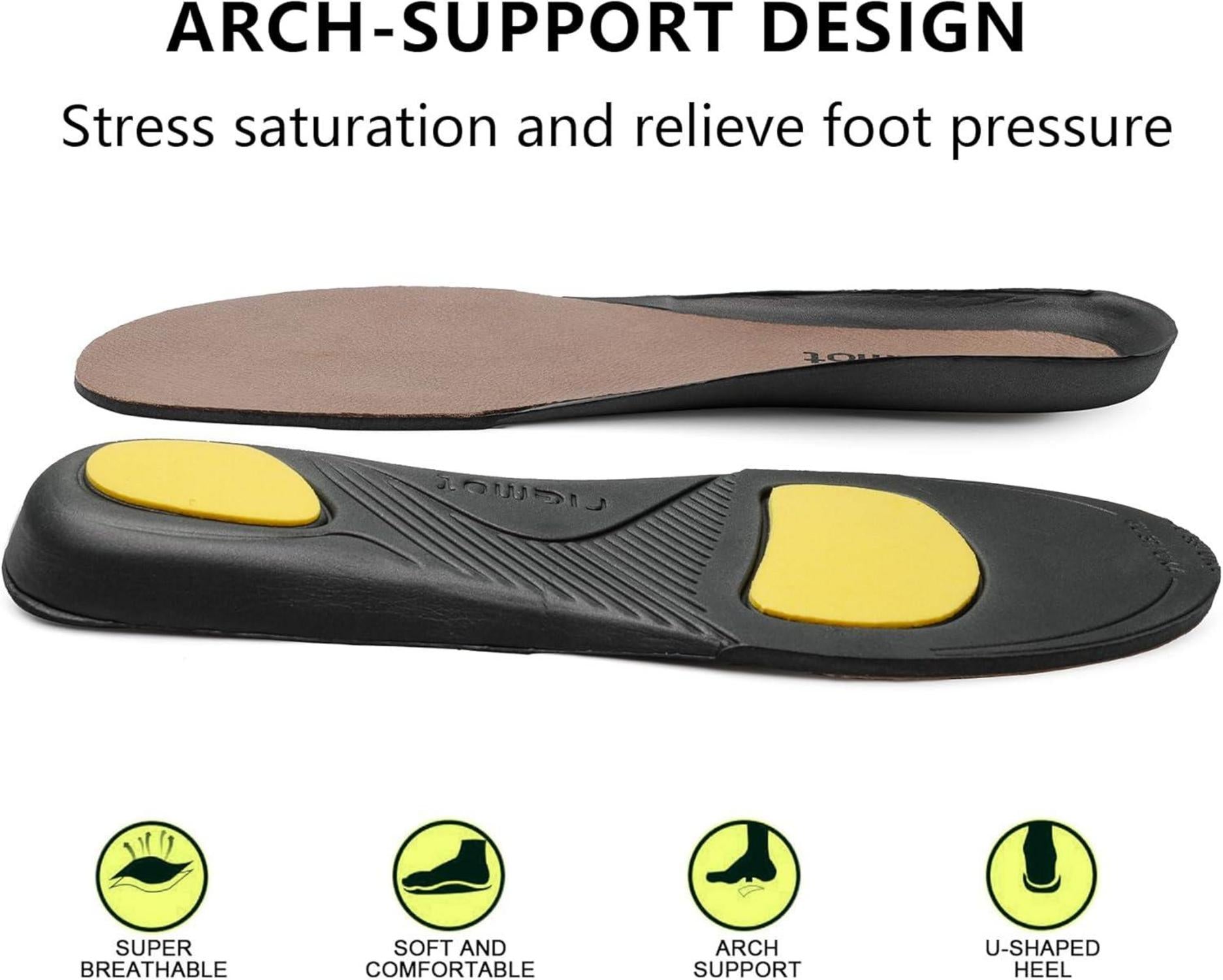 Sport Komfort Einlegesohlen Arch Support Leder EVA Sportlich