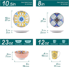 Tafelservice Porzellan Jasmin 16-teilig orientalisches