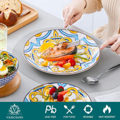 Orientalisches Tafelservice Porzellan Set 16-teilig Jasmin Serie