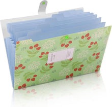 Fächermappe Dokumentenmappe A4 8 Tasche Floral Bedruckt Organizer