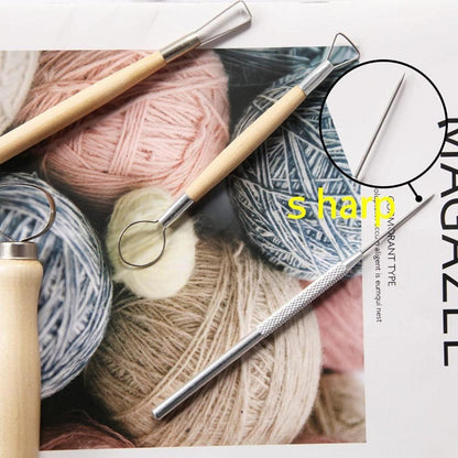 13-teiliges Töpferwerkzeug Set Keramik Werkzeug Grabstichel Modellierwerkzeuge