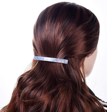 10cm Lange Automatic Haarspangen Zelluloid Leopard für Damen