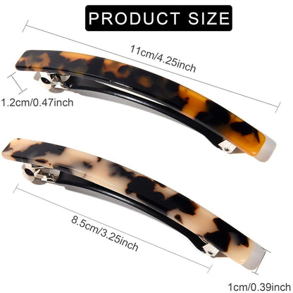 Große Zelluloid Leopard Automatische Haarspange 10 cm Haarclips