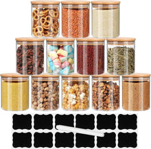 Glas Vorratsdosen Set 12er luftdicht Behälter Tee Gewürz 12x200ml