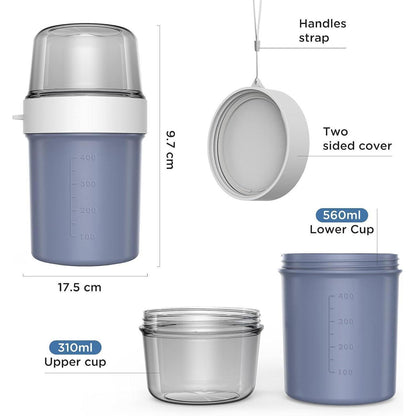 Jim's Store Müslibecher to Go Becher 560ml+310ml