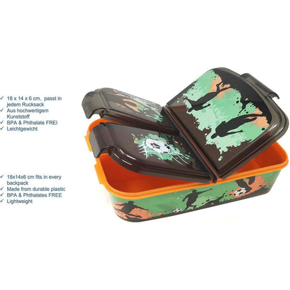 Kinder Lunchbox mit Fächern und Unterteilung - BPA-freie