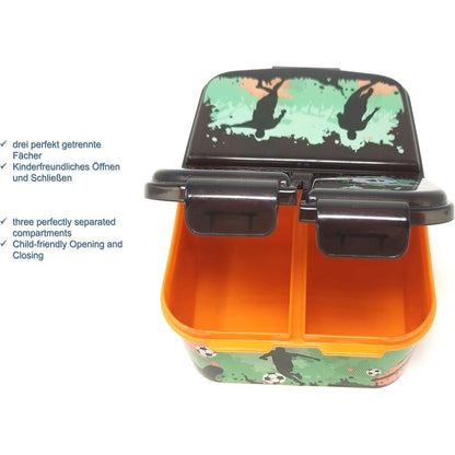 Kinder Lunchbox mit Fächern und Unterteilung - BPA-freie
