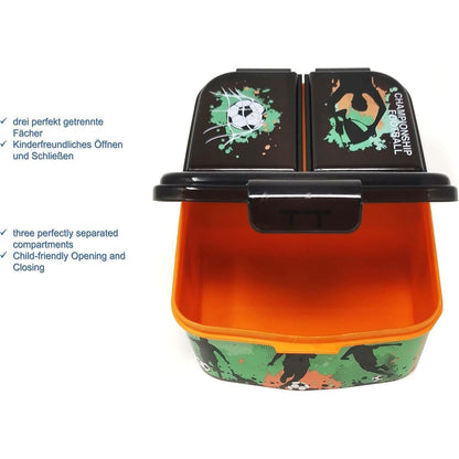 Kinder Lunchbox mit Fächern und Unterteilung - BPA-freie