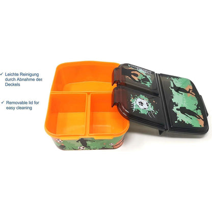Kinder Lunchbox mit Fächern und Unterteilung - BPA-freie