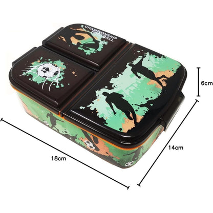 Kinder Lunchbox mit Fächern und Unterteilung - BPA-freie