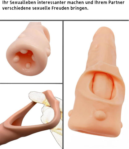 Penisverlängerung Sleeve Realistischer 28CM Dildo