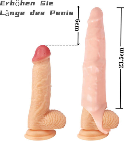 Realistische Penishülle Extrem lang 28CM Sexspielzeug Männer