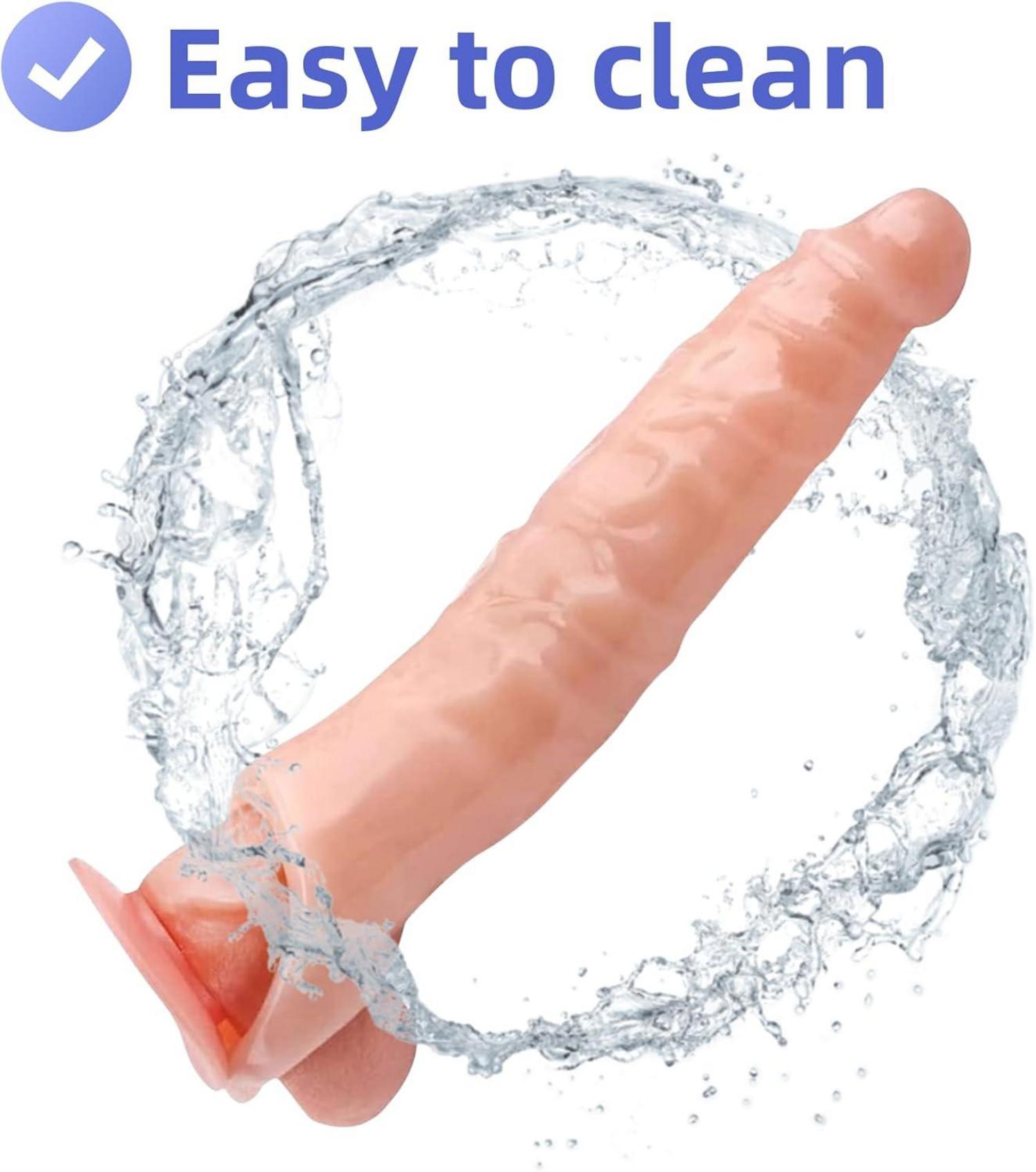 Pennisverlängerung Hülle Realistischer Dildo 28CM Sexspielzeug