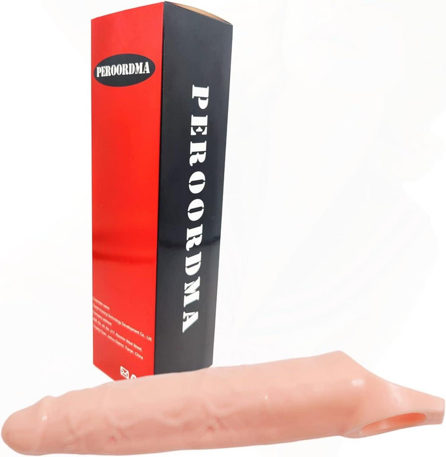 Realistische Dildo Penisverlängerung Hülle 28CM Sexspielzeug für Männer
