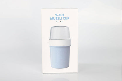 Abree Müslibecher To Go Becher 560ml+310ml Rosa BPA-frei