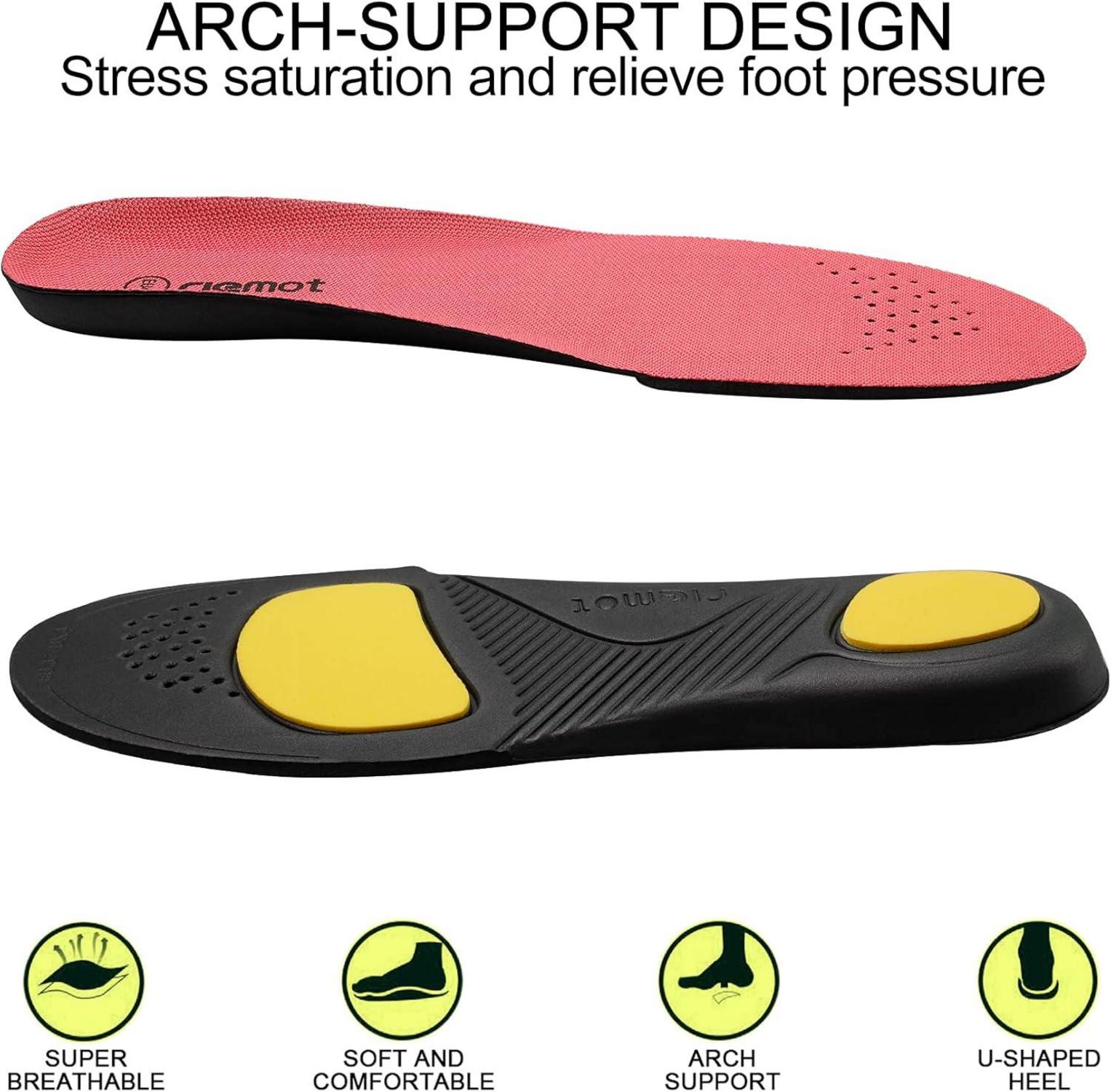 Sport Einlegesohlen Arch Support Atmungsaktiv Dämpfung Gr.36-47