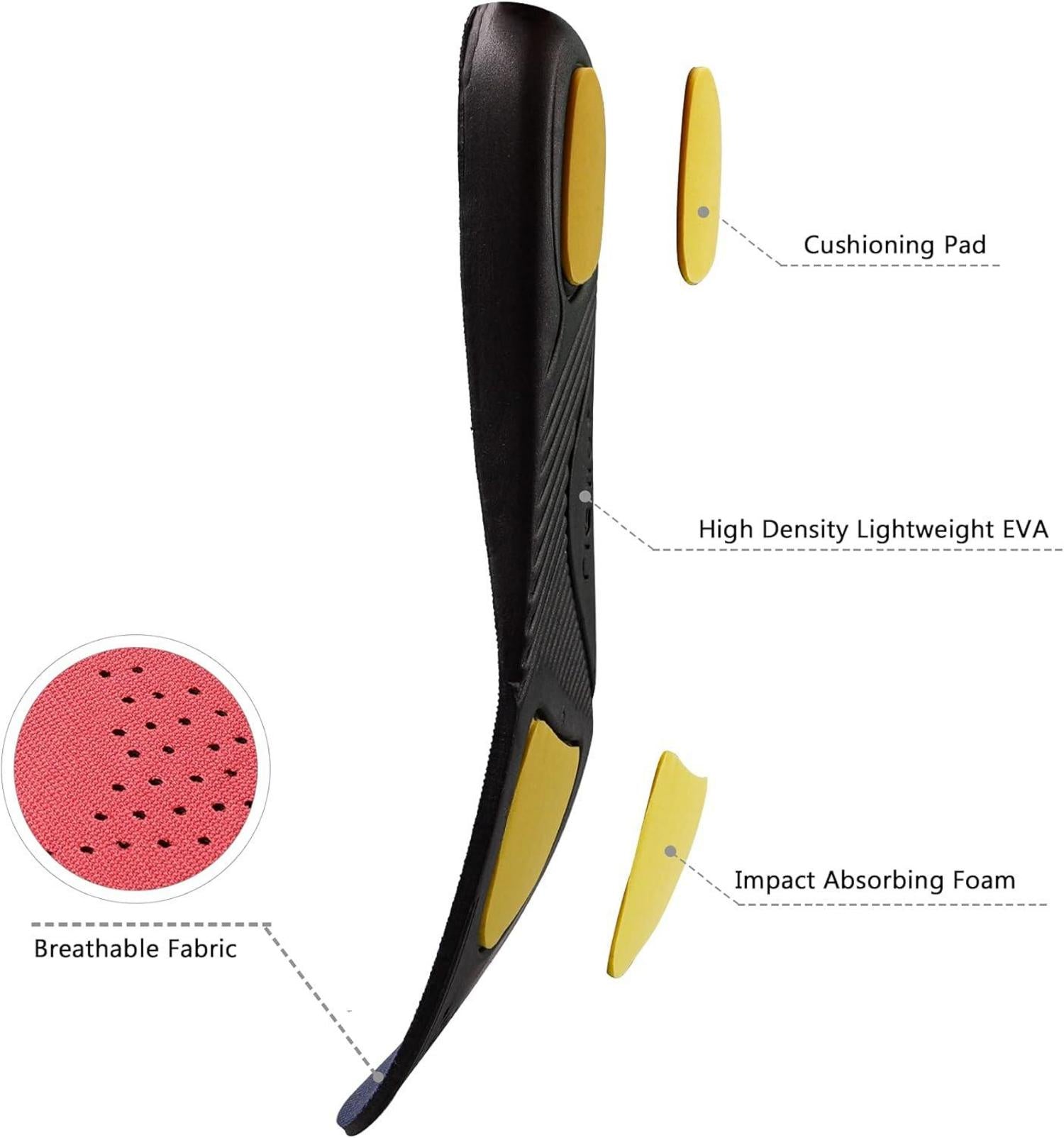 Sport Komfort Einlegesohlen Arch Support Dämpfung Laufschuhe Gr.36-47