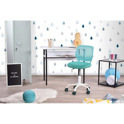 Verstellbarer Bürostuhl Aqua ohne Arm - Ergonomisch & bequem