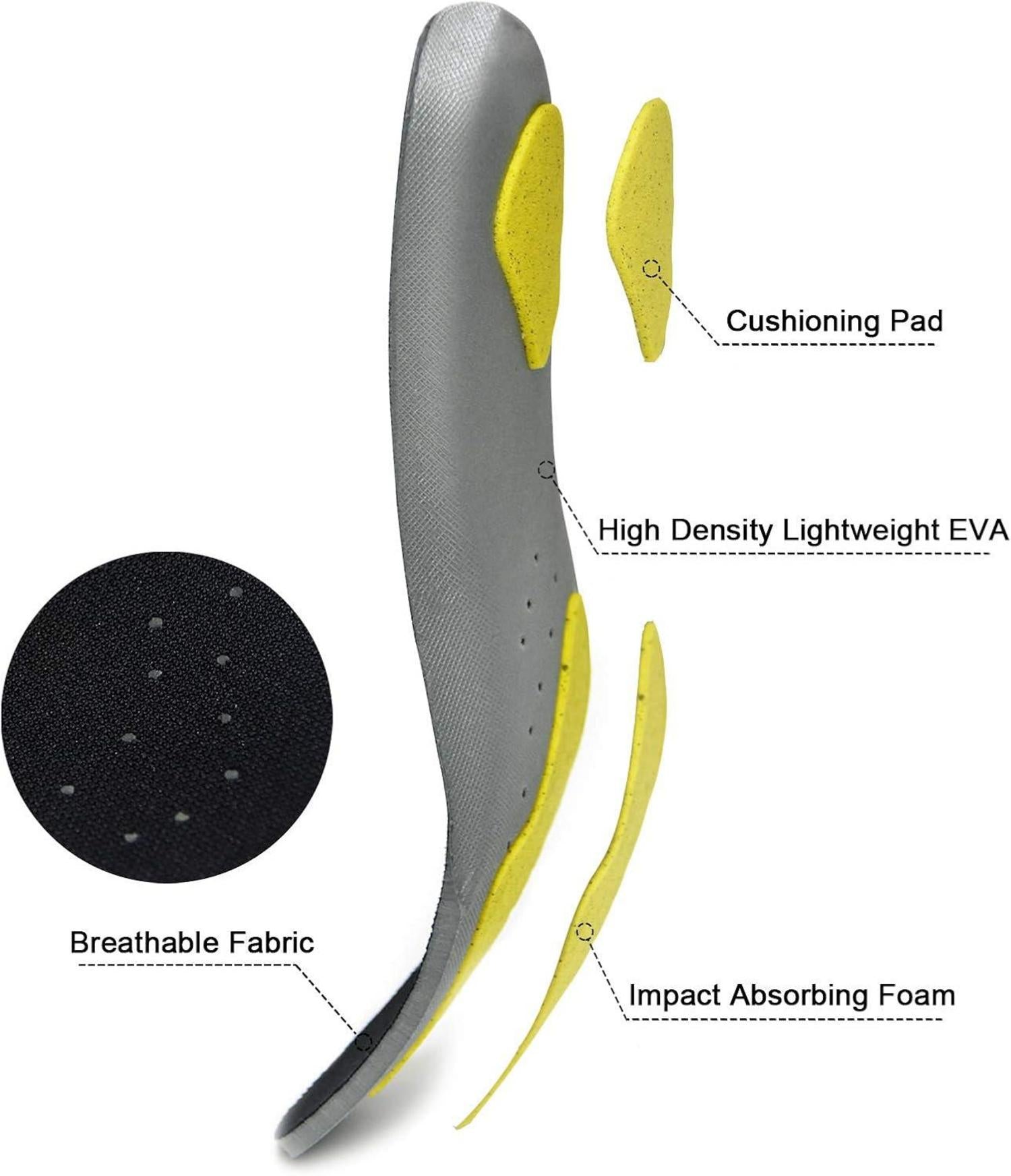 Sport Komfort Einlegesohlen Arch Support Laufschuhe Sportschuhe