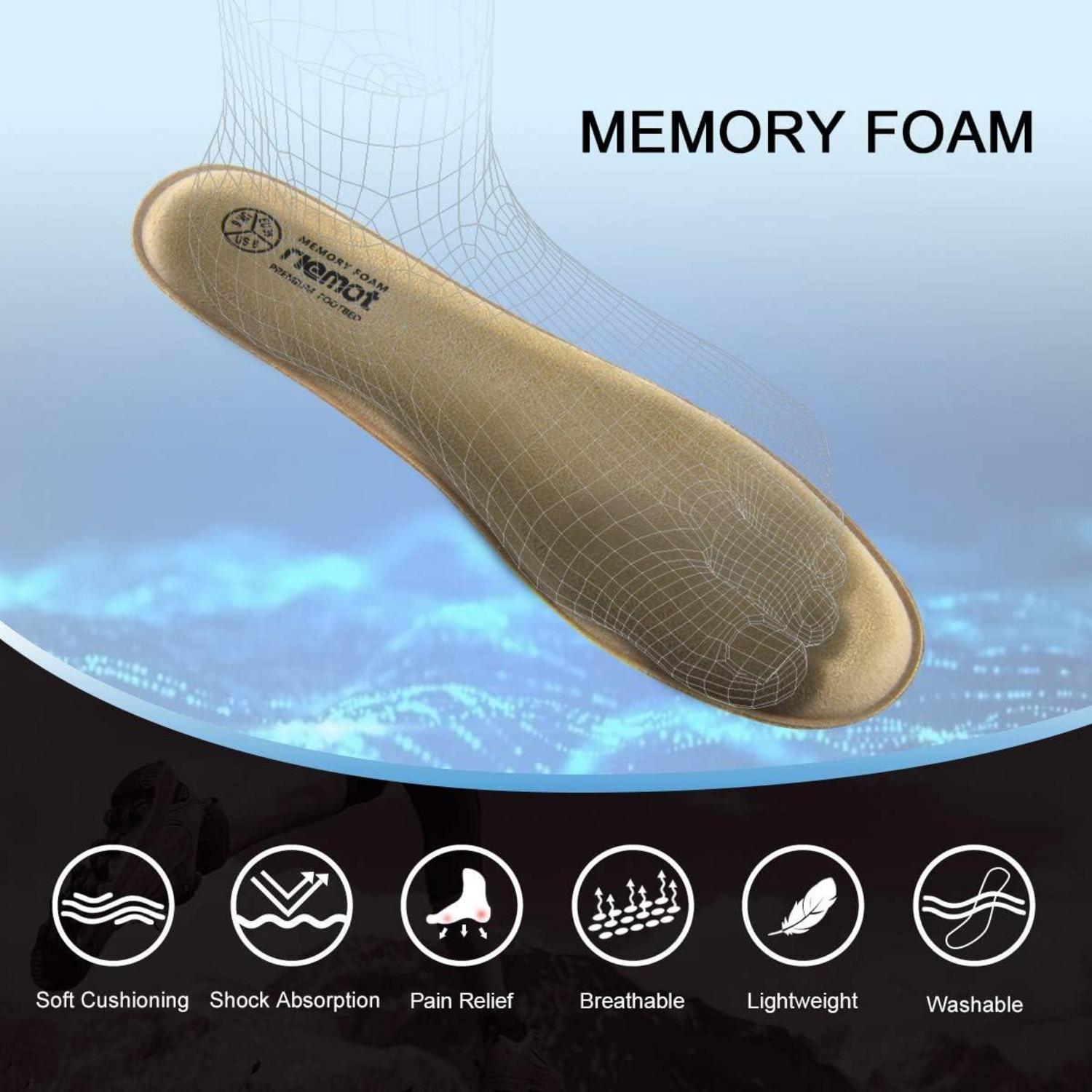 Memory Foam Einlegesohlen für Damen Herren - Weiche Einlagen für Schuhe Stiefel