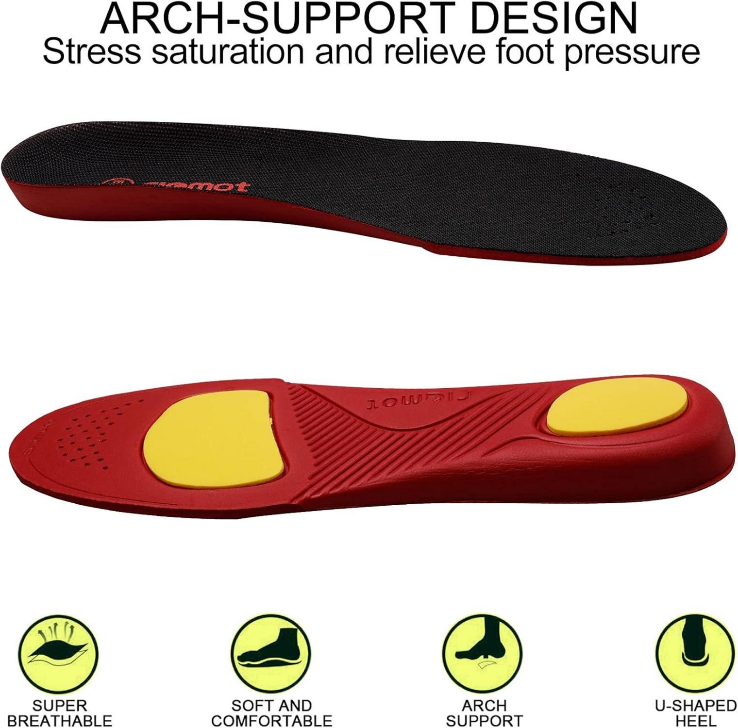 Sport Komfort Einlegesohlen Arch Support Atmungsaktiv Größe 36-47