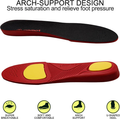 Sport Komfort Einlegesohlen Arch Support Atmungsaktiv Größe 36-47