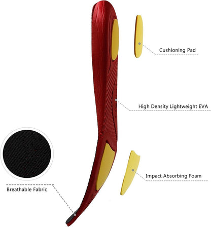 Sport Einlegesohlen Arch Support Atmungsaktiv Dämpfung Gr. 36-47