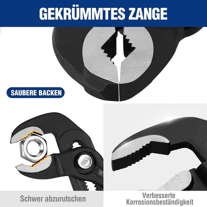 Profi Wasserpumpenzange 305mm Cr-V Stahl verstellbar