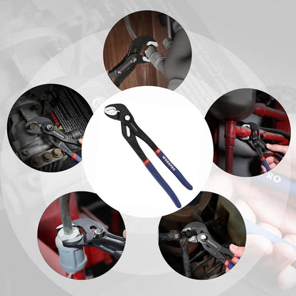 Profi Wasserpumpenzange 305mm Cr-V Stahl verstellbar