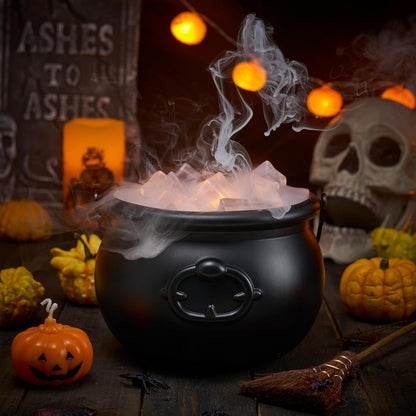 JOYIN Großer schwarzer Halloween-Kessel 19,1 cm