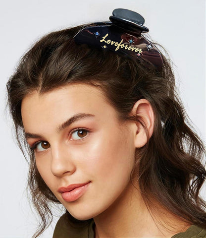 2er Pack Große Acetat Haarklammer Haargreifer Damen Dickes Haar