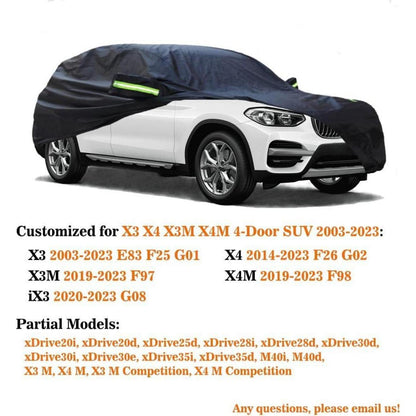 Auto Abdeckung BMW X3/X4/X3M/X4M Wasserdicht Allwetter