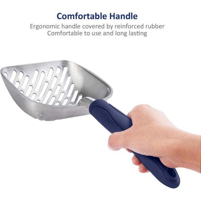 WePet Katzentoilette Sieb Aluminium Schaufel Griff Kotsieb