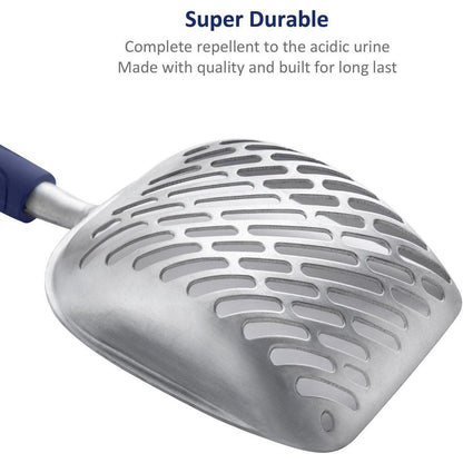 WePet Katzentoilette Sieb Aluminium Schaufel Griff Kotsieb