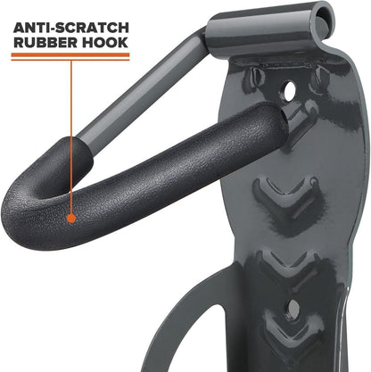LYCAON Wand Fahrradhalter Ultimate Grey Stahl Montagematerial